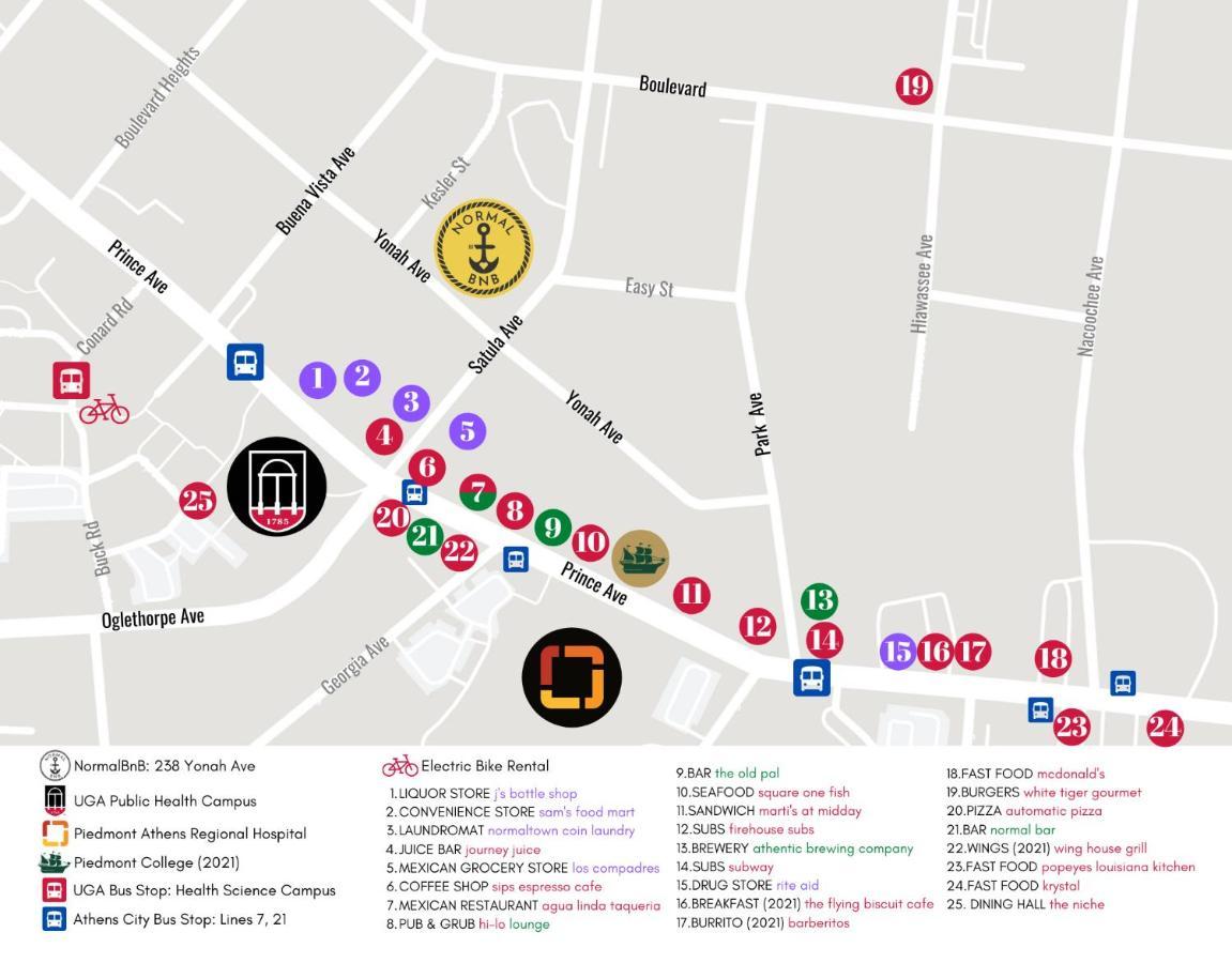 Normalbnb - 2 Blocks From Restaurants, Bars, Hospital Athens Ngoại thất bức ảnh